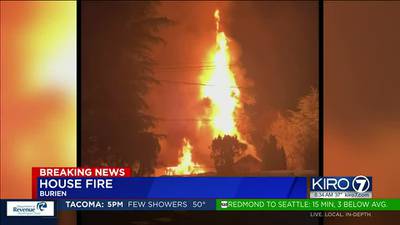 Multiple fire agencies respond to blaze at Burien home