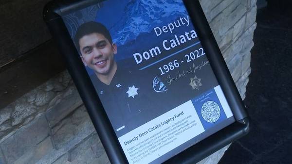 Wednesday marks 1 year since death of Pierce County Deputy Dom Calata