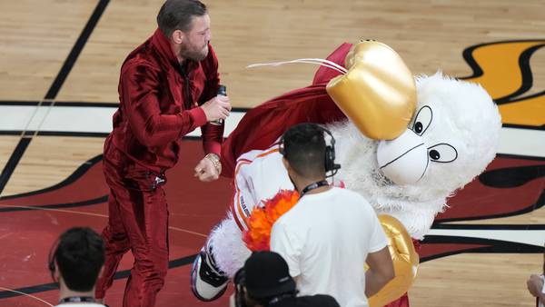 NBA Finals: Conor McGregor punch reportedly sends Heat mascot to ER after promotional skit gone awry