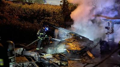 Photos: Kent home catches fire for the second time