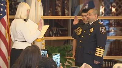 Adrian Diaz sworn in as permanent chief of Seattle Police Department