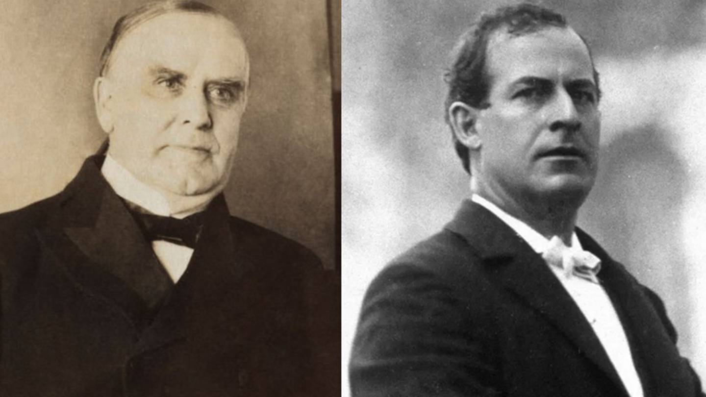 William McKinley and William Jennings Bryan