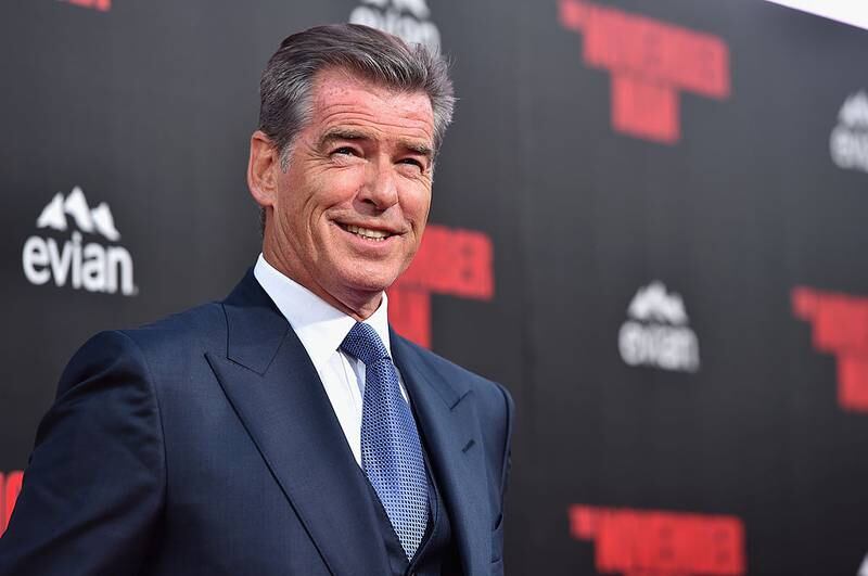 HOLLYWOOD, CA - AUGUST 13:  Actor Pierce Brosnan arrives to the World Premiere of Relativity Media's "The November Man" at the TCL Chinese Theatre on August 13, 2014 in Hollywood, California.  (Photo by Alberto E. Rodriguez/Getty Images)