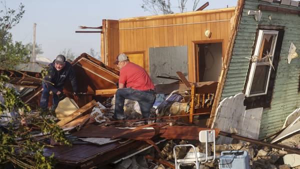 After deadly Oklahoma tornado, storms bring twisters to the Midwest