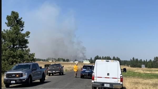 VIDEO: Brush fire forcing evacuations in Spokane County