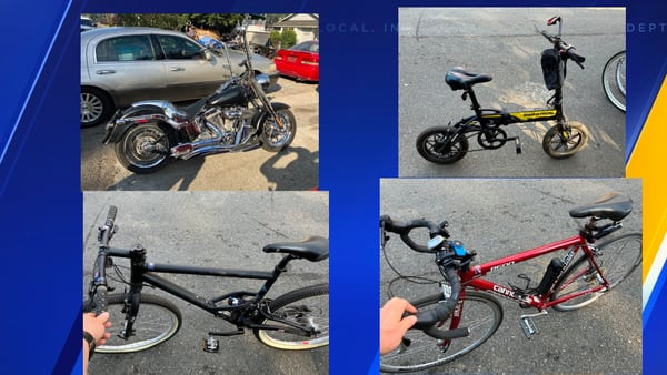Pierce County deputies recover motorcycle, several bicycles stolen in Spanaway residential burglary