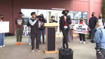 Cleveland HS students protest departure of principal