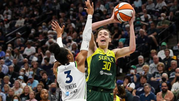 Storm secure No. 4 seed, spoil Fowles’ home finale for Lynx