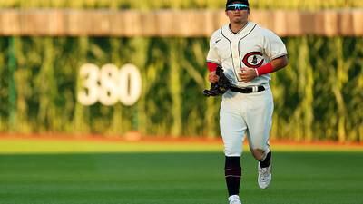 Cincinnati Reds Aristides Aquino White 2022 Field of Dreams