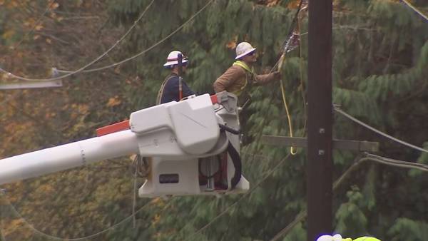 Crew prioritize schools following weekend of North Sound power outages