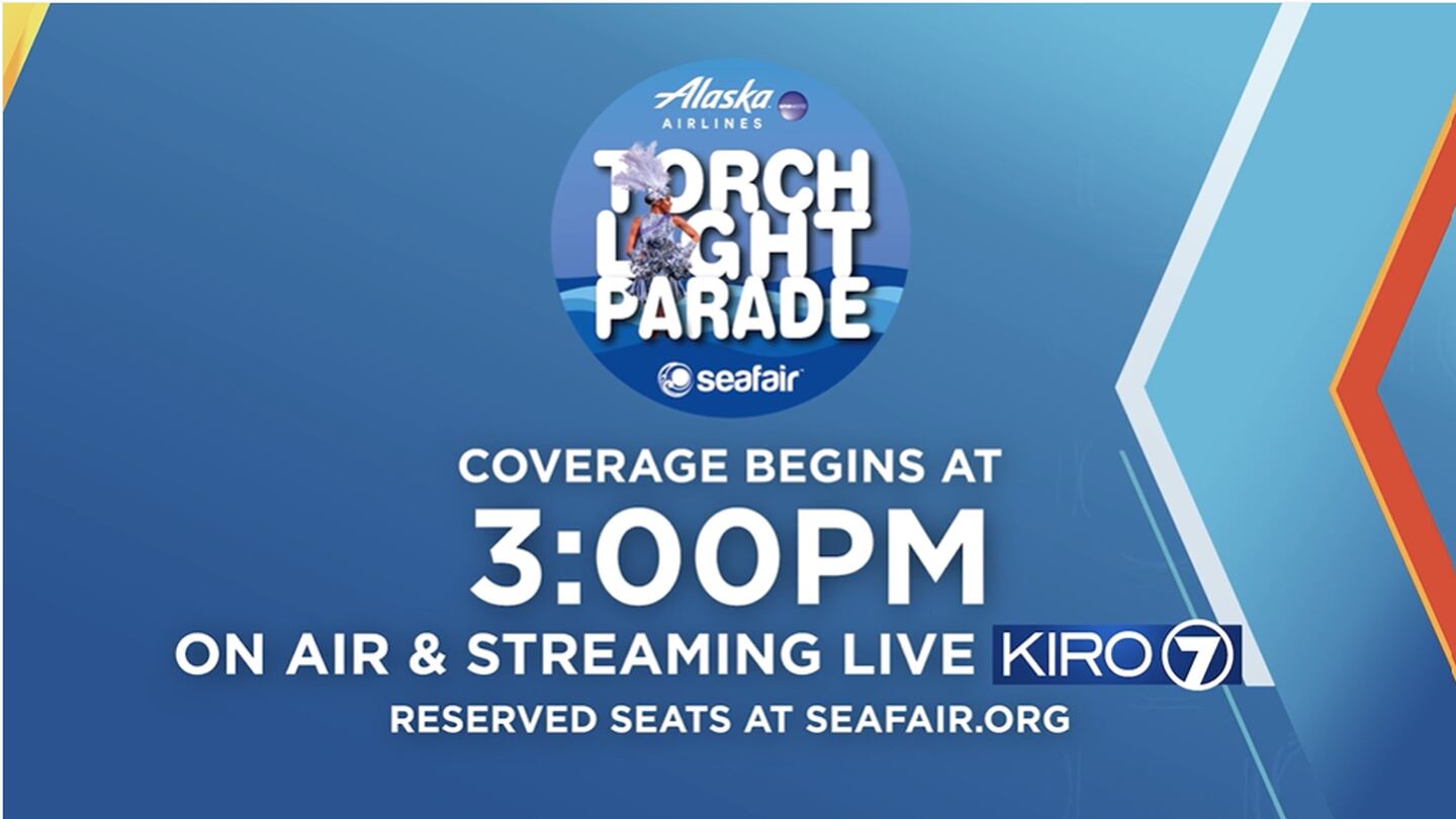 VIDEO Seafair Torchlight Parade 2023 KIRO 7 News Seattle