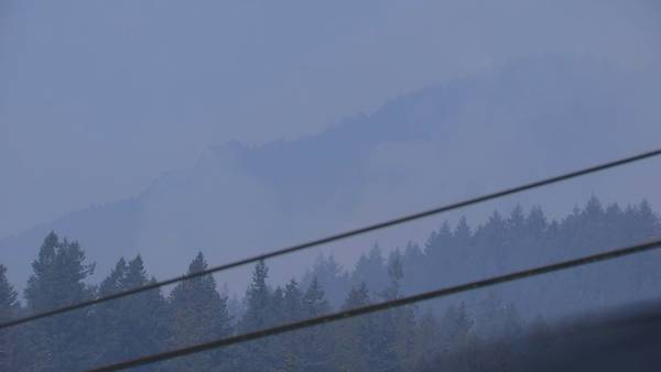VIDEO: Bolt Creek Fire affecting air quality in region