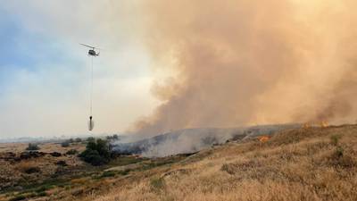 State helping fight Canyon Road Fire threatening Grandview homes, sewer plant