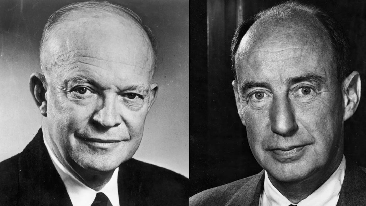 Dwight D. Eisenhower and Adlai Stevenson