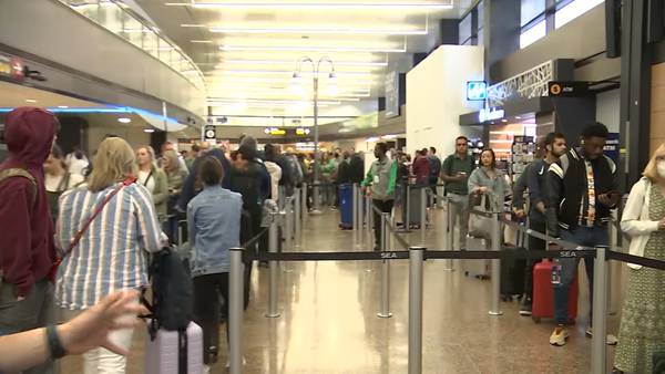 ‘Worse than Disney World’: Sea-Tac wait times go over an hour amid busy Memorial Day travel weekend