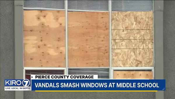 Vandals Smash Windows at Middle School