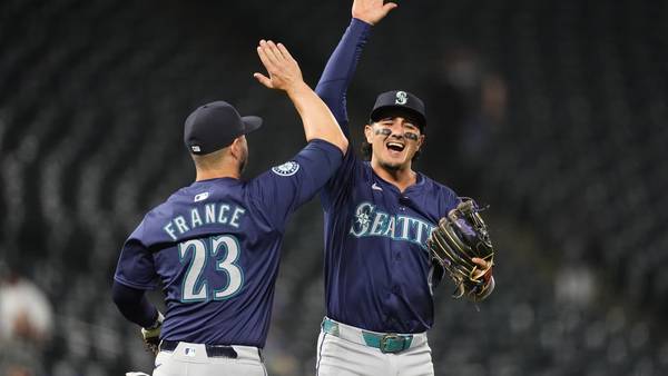 Crawford and Raleigh power Mariners to 10-2 rout of struggling Rockies for doubleheader split