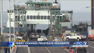 Washington State Ferries plans to rework schedule in Vashon Island run
