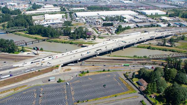 Nightly I-5 lane closures between Fife and Tacoma to begin Thursday