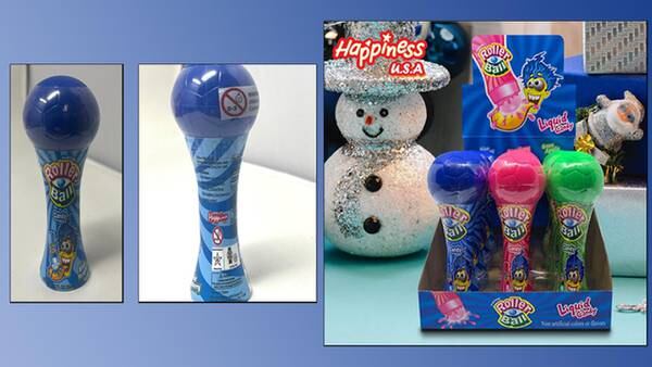 Recall alert: 290K roller ball candies recalled due to choking hazard