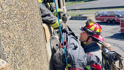 PHOTOS: Everett Fire Department praises team on International Firefighters Day