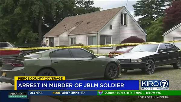 VIDEO: Arrest in murder of JBLM soldier
