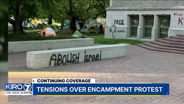 Tensions over Encampment Protest
