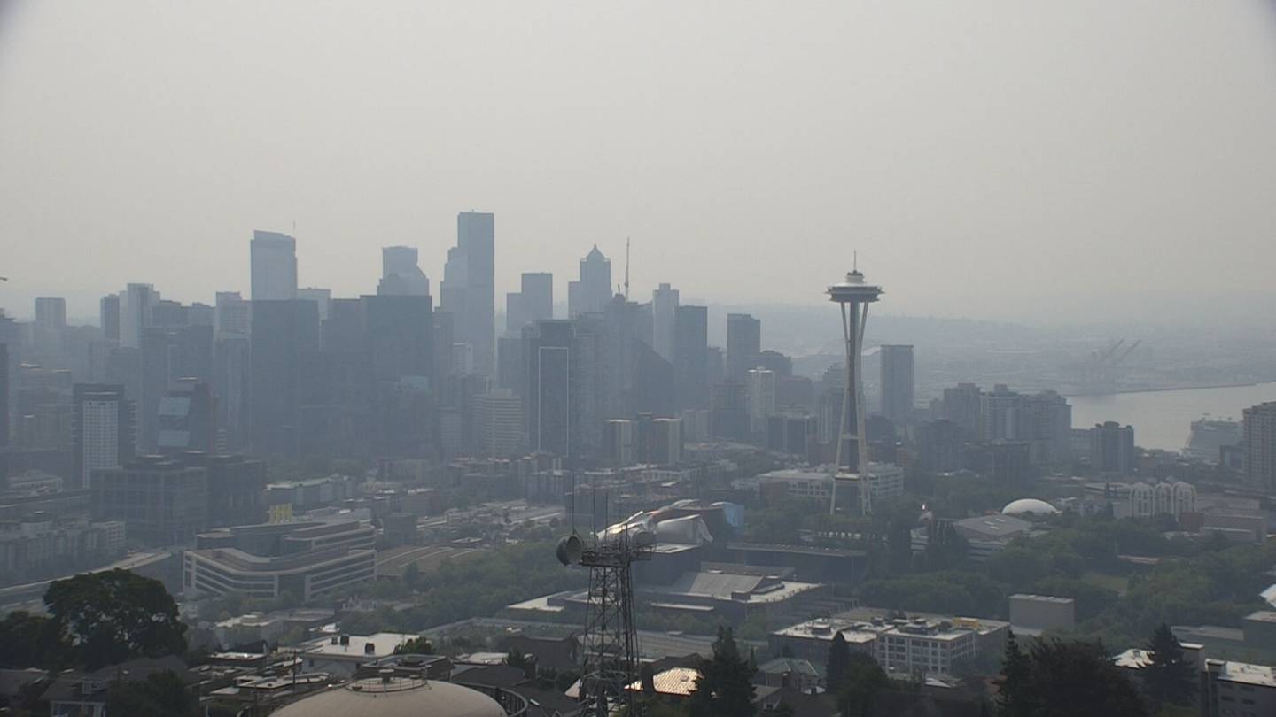 西华盛顿空气质量在周四下降，周末将有烟雾。