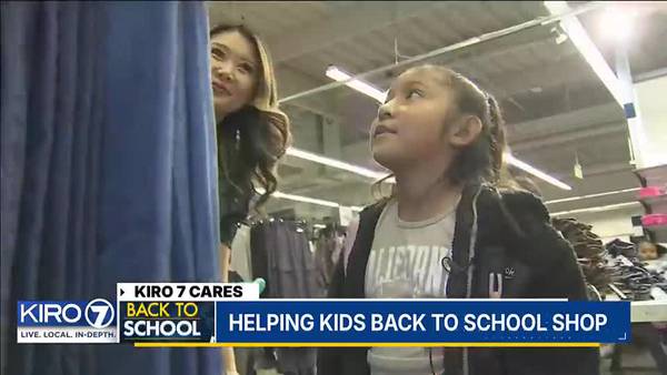 KIRO 7 Cares and the Salvation Army helping kids through back-to-school shopping fundraiser