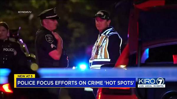 VIDEO: Police focus efforts on crime 'hot spots'