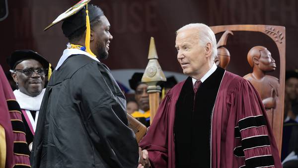 Biden acknowledges 'heartbreak' over Israel-Gaza war in speech to Morehouse grads