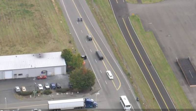 Procession for fallen WSP Trooper Detective Eric T. Gunderson