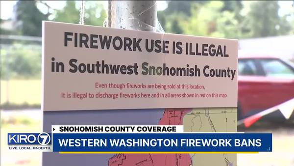 Western Washington Fireworks Bans