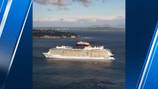 Strong winds force cruise ship to anchor in Elliott Bay 