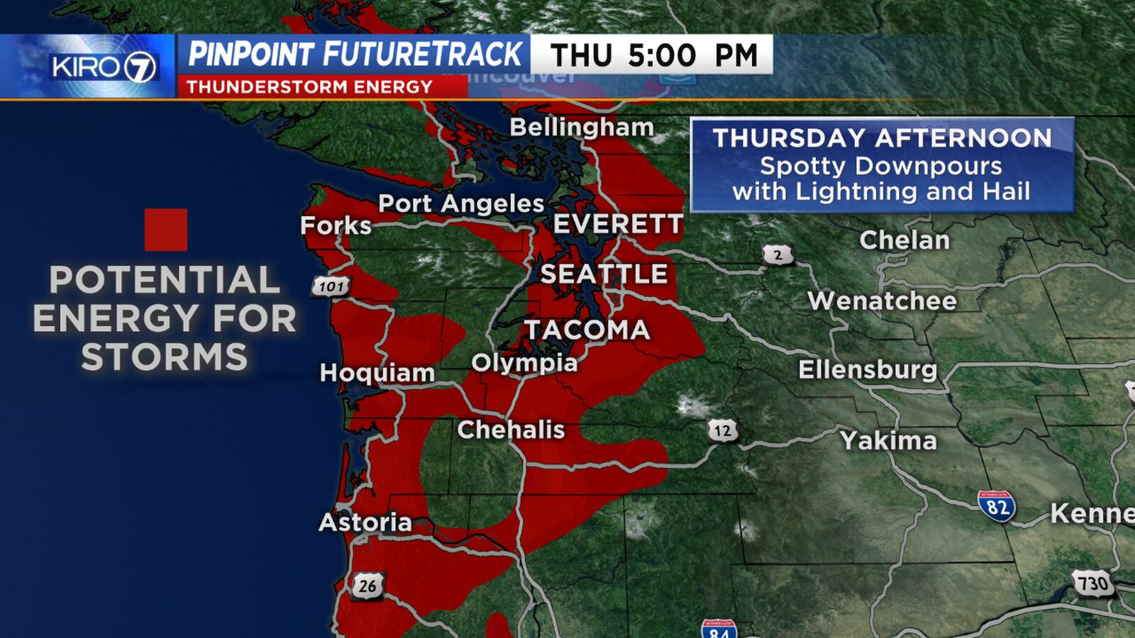 Thursday thunderstorms could impact Seahawks game – KIRO 7 News Seattle