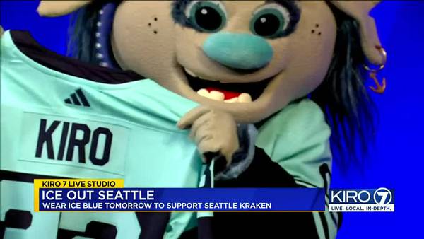 VIDEO: Seattle Kraken's Everett 'Fitz' Fitzhugh and Buoy stop by the KIRO 7 Live Studio