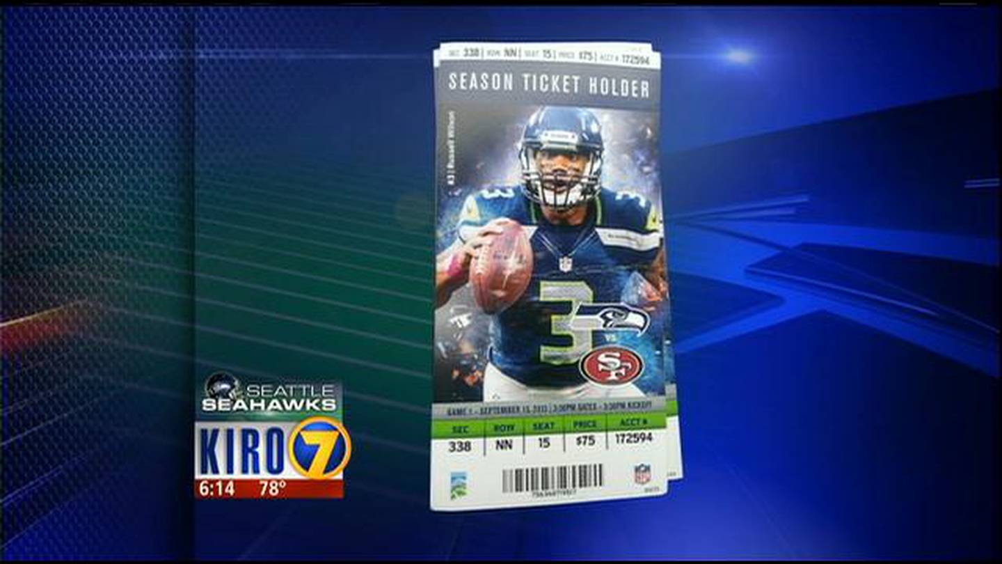 SCAM ALERT: Seahawks-49ers fake tickets being sold – KIRO 7 News Seattle