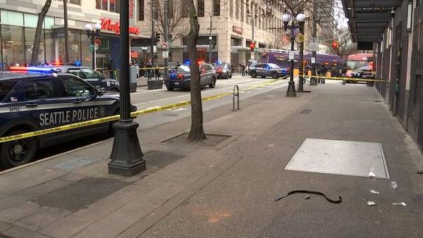 VIDEO: Man injured in downtown Seattle shooting