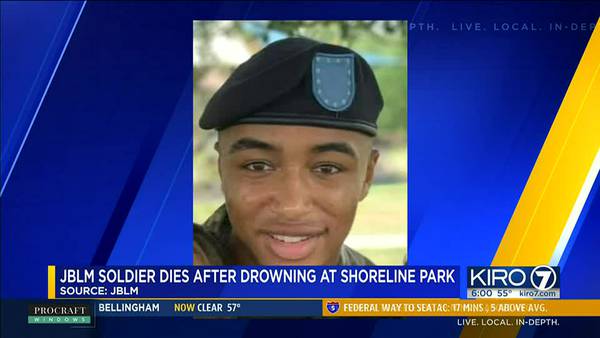 VIDEO: JBLM soldier dies after drowning at Shoreline park