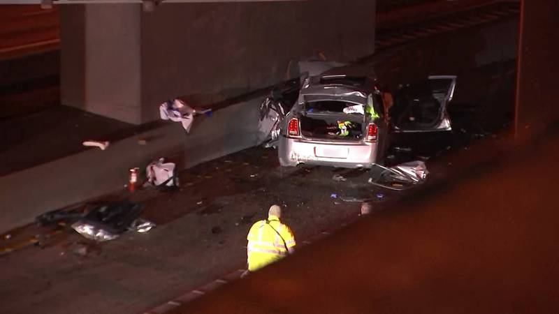 Three people were killed in a two-car crash involving a wrong-way driver on Mercer Island overnight.