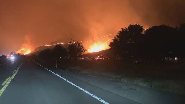 VIDEO: Wildfires burn nearly 45,000 acres