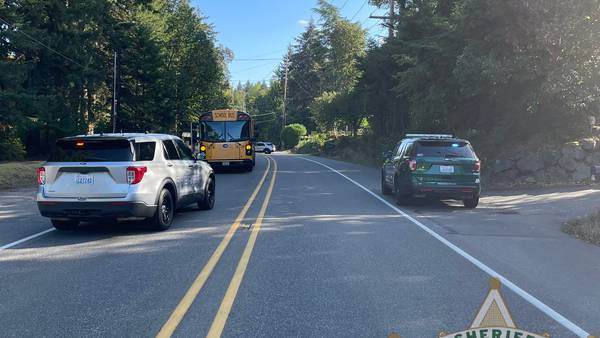 Child hospitalized after being hit by school bus in Bremerton