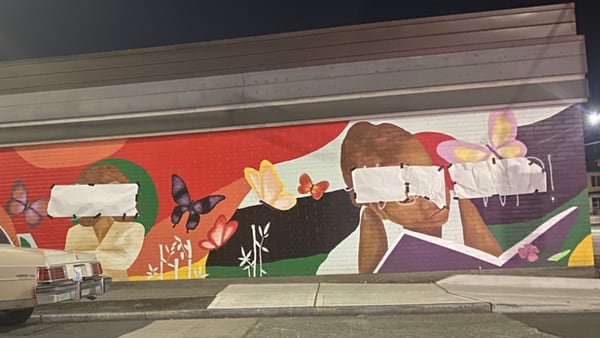 Tacoma library mural designed to reflect community’s diversity vandalized with hate speech