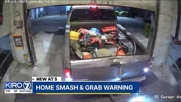 Home Smash and Grab Warning