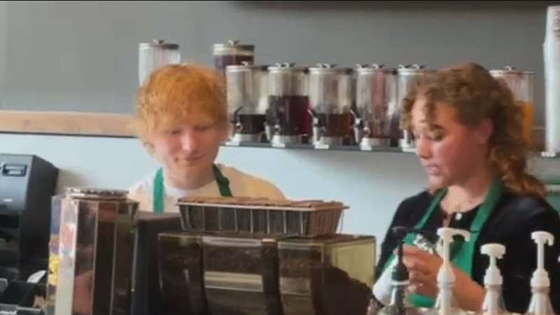 Ed Sheeran Pike Place Starbucks
