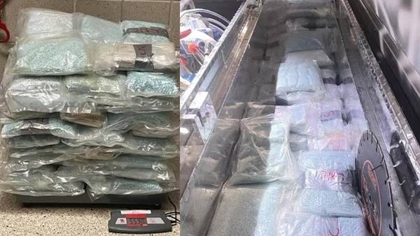 123 pounds of fentanyl-laced pills seized during bust on Illinois interstate