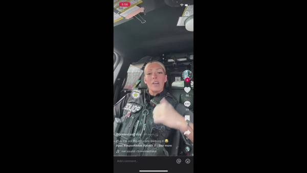 RAW: TikTok video of Federal Way police officer