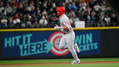 Trout homers again as Angels sweep twinbill from Mariners
