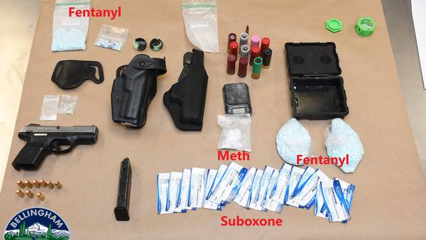 Bellingham Police find fentanyl, crack, gun during traffic stop