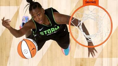 A’ja Wilson’s first career 20-20 game helps the Aces beat the Storm 84-79